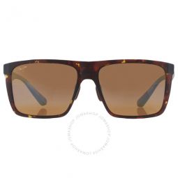 Honokalani HCL Bronze Rectangular Mens Sunglasses H455-10