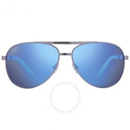 Seacliff Blue Hawaii Pilot Unisex Sunglasses