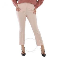 Ladies Pink Circeo High-Rise Wool-Blend Pants, Brand Size 36 (US Size 2)
