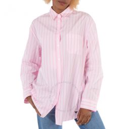 Weekend Amati Long Sleeve Striped Cotton Shirt, Brand Size 46 (US Size 12)