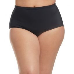 Maxine Plus Size Solids Full Bikini Bottom