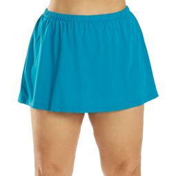 Maxine Plus Size Solid Swim Skirt