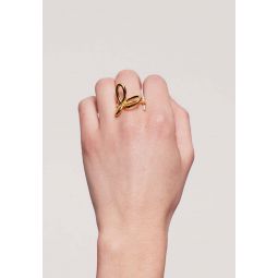 Flower Ring - Sterling Silver/Gold Plated