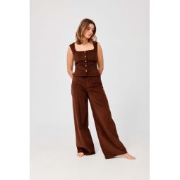 Heather Jeans - Brown