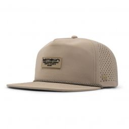melin Coronado Brick Hydro Performance Snapback Golf Hat - Khaki