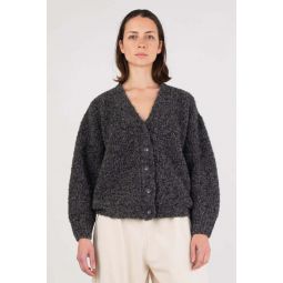 Twist Cardigan - Charcoal