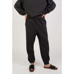 Slub Sweatpants - Faded Black