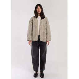 Quilted Liner jacket - Muted Stripe