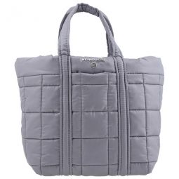 Stirling Small Quilted Padded Tote Bag - Grey