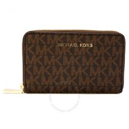 Small Signature Logo-print Leather Wallet