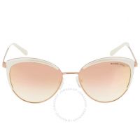 Biscayne Rose Gold Cat Eye Ladies Sunglasses