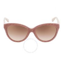 Makena Brown Pink Gradient Cat Eye Ladies Sunglasses