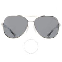 Silver Gray Gradient Square Ladies Sunglasses MK112111538858