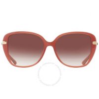 Brown Sunset Gradient Butterfly Ladies Sunglasses
