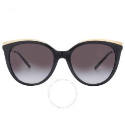 Montauk Dark Gray Gradient Cat Eye Ladies Sunglasses