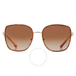 Empire Amber Gradient Butterfly Ladies Sunglasses