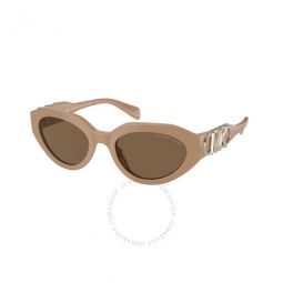 Empire Oval Brown Ladies Sunglasses
