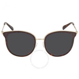 Adrianna Dark Gray Solid Cat Eye Ladies Sunglasses