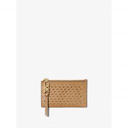 Empire Small Woven Leather Card Case