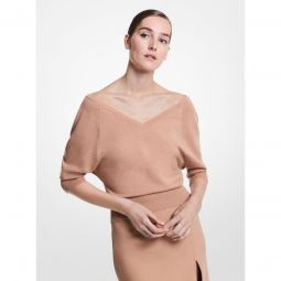 Cashmere Off-The-Shoulder Sweater