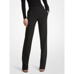 Carolyn Double Crepe Sable Trousers