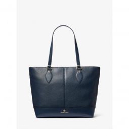 Beth Large Pebbled Leather Tote Bag