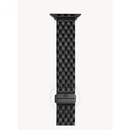 Black Ip-Plated Bracelet Band For Apple Watch