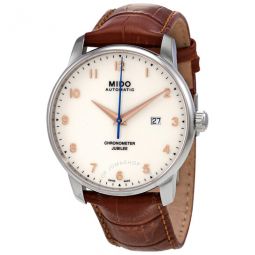 Baroncelli Jubilee Automatic Chronometer Ivory Dial Mens Watch
