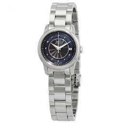 Baroncelli III Automatic Black Mother of Pearl Ladies Watch M010.007.11.121.00