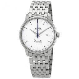 Baroncelli III Automatic White Dial Mens Watch