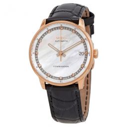 Comander II Automatic Diamond Mother of Pearl Dial Ladies Watch