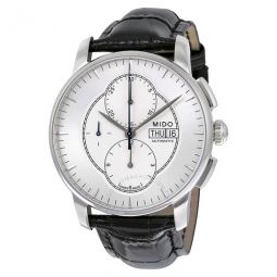 Baroncelli Chronograph Automatic Silver Dial Mens Watch