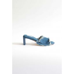 Marguerite Denim Sandals - Blue