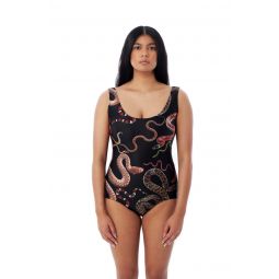 Minnow Bathers Guinevere Maillot - Snake Print