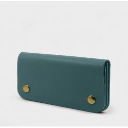 Ledger 2.0 Leather Snap Wallet - Green