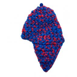 blend fro tri + small felt ball - blue / red