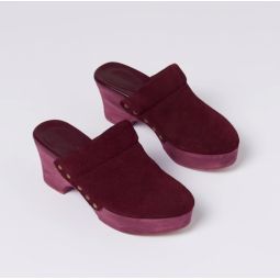 Pillow Clog - Deep Burgundy