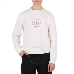 Maison Margiela Mens Embroidered Logo Sweatshirt, Brand Size 44 (US Size 34)