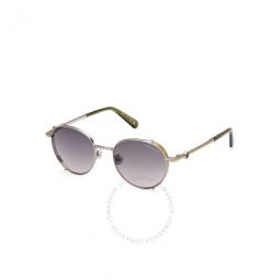 Owlet Grey Mirror Round Unisex Sunglasses