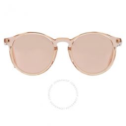 Pink Silver Flash Phantos Unisex Sunglasses