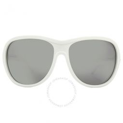 Smoke Mirror Oversized Ladies Sunglasses