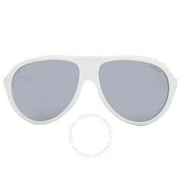 Roque Polarized Grey Pilot Mens Sunglasses