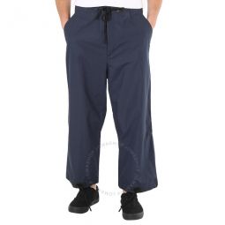 Mens Dark Blue 1952 Drawstring Cotton Blend Joggers, Brand Size 50 (Waist Size 34)