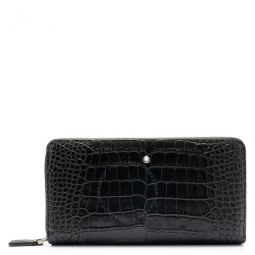 Meisterstuck Selection 12cc Leather Zip-around Wallet - Black