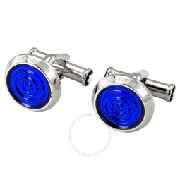 Urban Spirit Round Stainless Steel Cufflinks