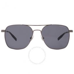 Grey Pilot Mens Sunglasses