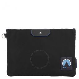 Black Blue Nylon Spirit Medium Pouch