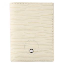 Meisterstuck 4810 Mini Leather Wallet In Ivory
