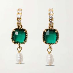 The Alicante Earrings - Emerald Green