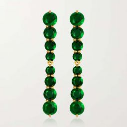 The Kittichai Earrings - Emerald Green